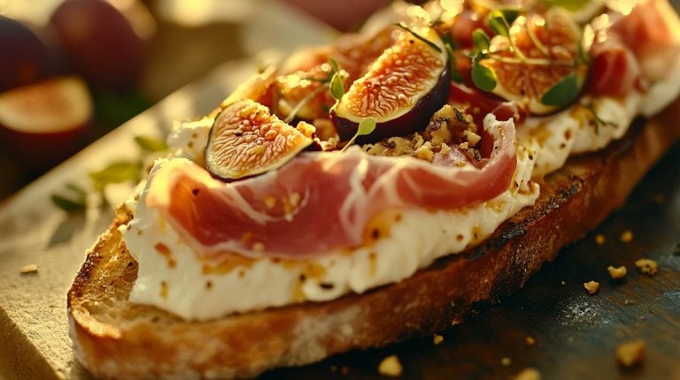 Bruschetta Met Burrata Vijgen En San Daniele Ham Tuindiner Heiloo