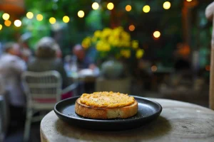 Bruschetta Pompoen Geroosterde Paprika Tapenade