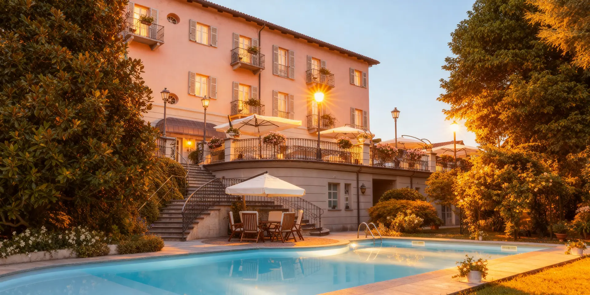 Ca'Vittoria hotel Piemonte tussen heuvels en wijngaarden TuinDiner culinaire reis