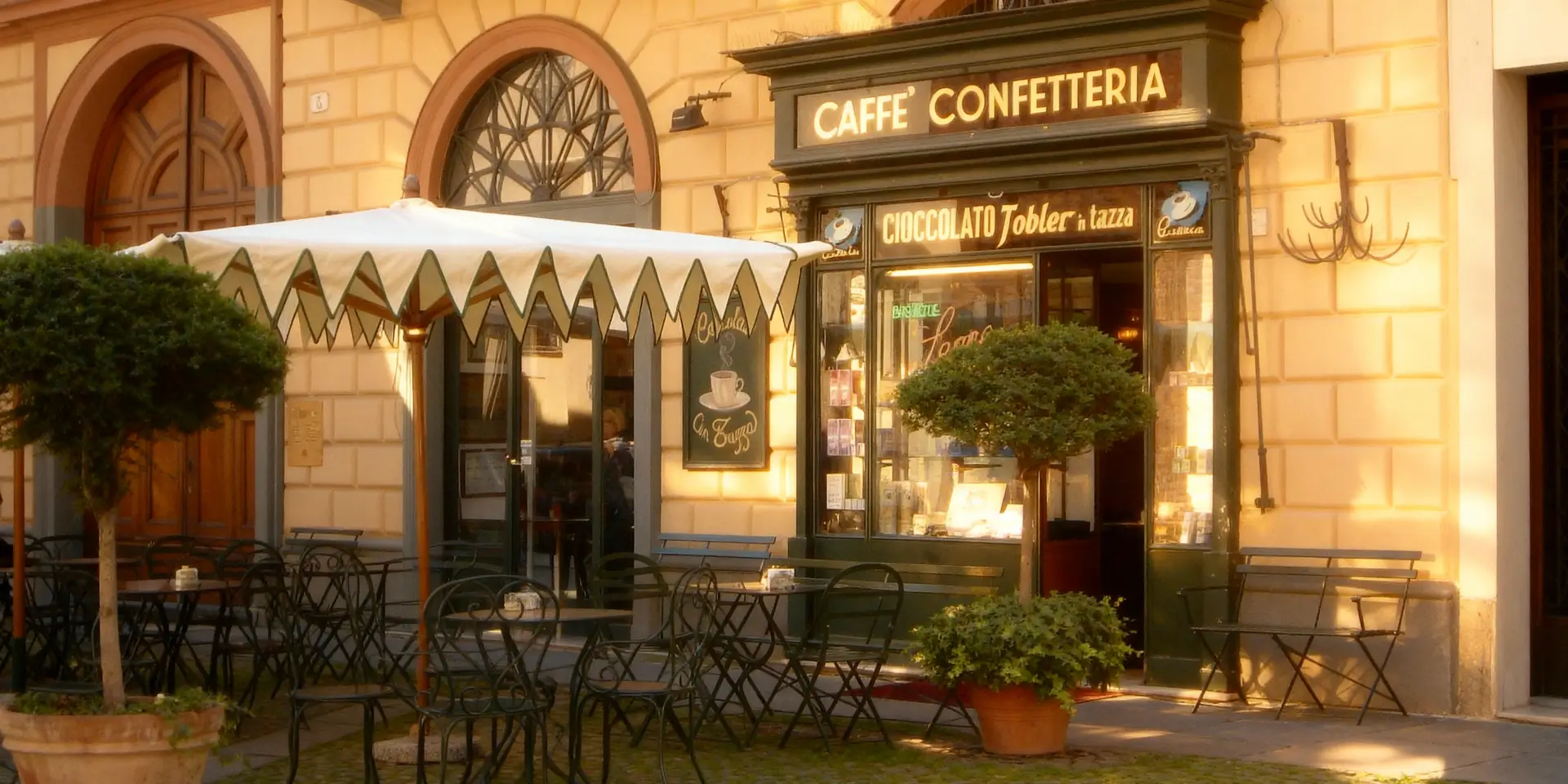 Historisch Caffè Il Bicerin Piazza della Consolata Turijn sinds 1763 tijdens culinaire reis Piemonte TuinDiner