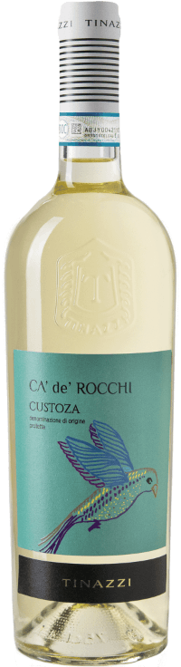 Fles Tinazzi Ca’ de’ Rocchi Custoza witte wijn