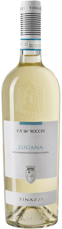 Fles Tinazzi Cà de’ Rocchi Lugana witte wijn