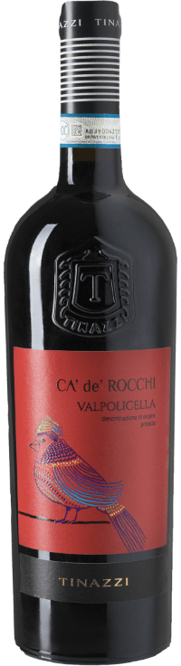 Fles Tinazzi Ca’ de’ Rocchi Valpolicella rode wijn